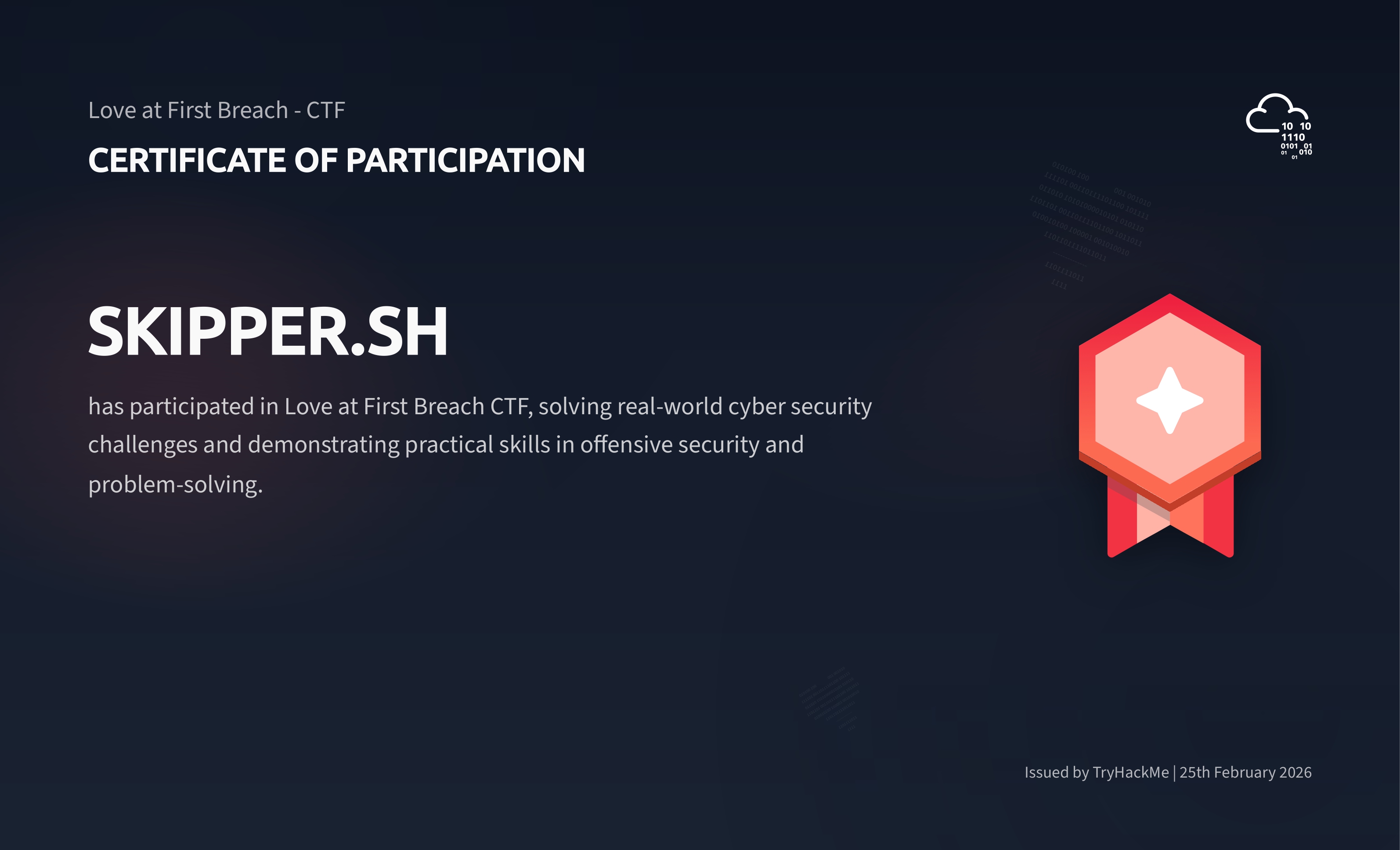 Love at First Breach - TryHackMe